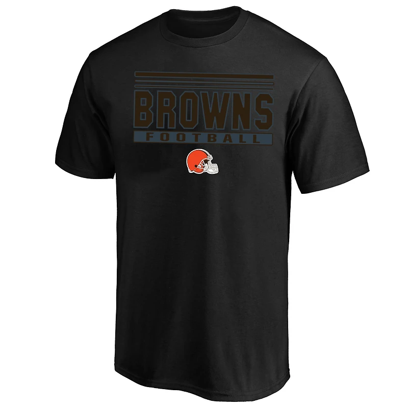 T-shirt pop noir Big & Tall Fanatics pour hommes des Cleveland Browns