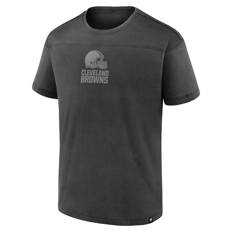 Men's Fanatics Black Cleveland Browns Mini Tonal T-Shirt