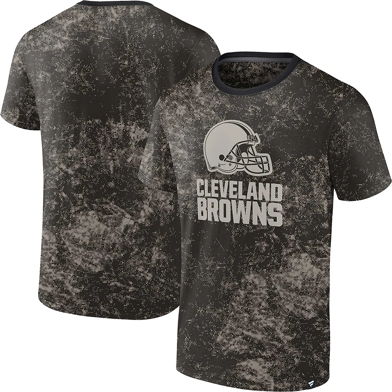 T-shirt noir Fanatics Shadow des Cleveland Browns pour hommes