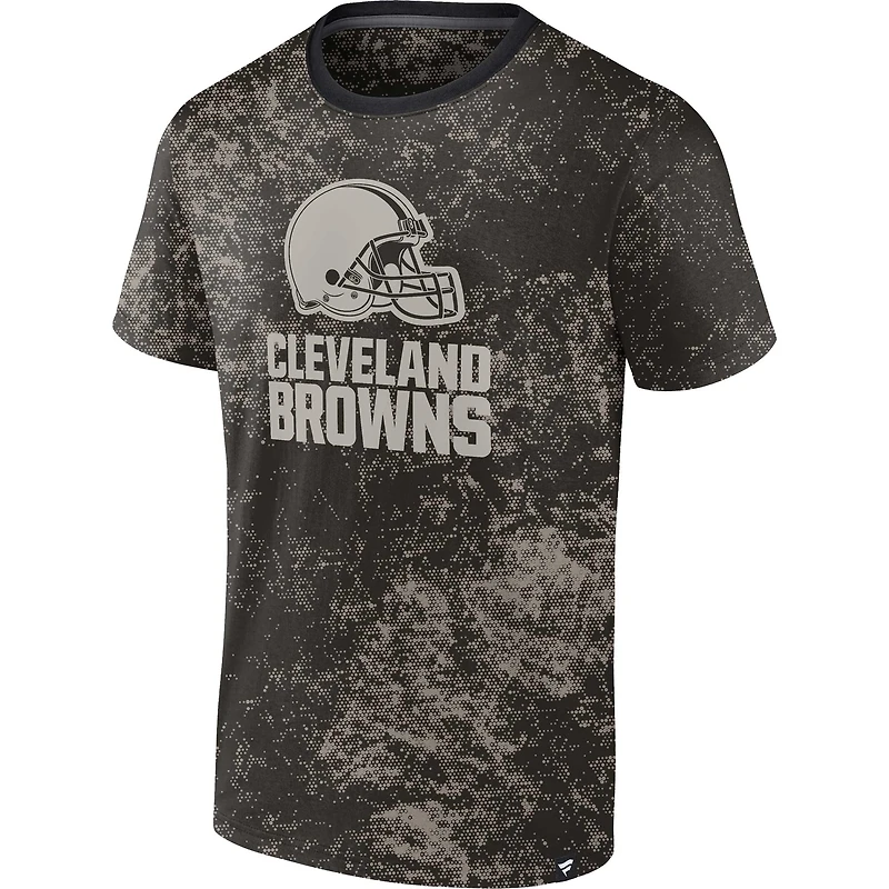 T-shirt noir Fanatics Shadow des Cleveland Browns pour hommes
