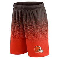 Men's Fanatics Brown/Orange Cleveland Browns Ombre Shorts