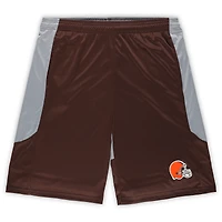 Men's Fanatics Brown Cleveland Browns Big & Tall Team Logo Shorts