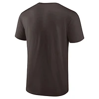 T-shirt coordonné marron pour homme Fanatics Cleveland Browns
