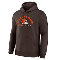 Men's Fanatics Brown Cleveland Browns Delay of Game Legacy Pullover Hoodie