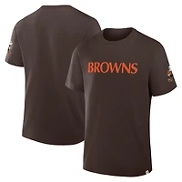 T-shirt classique fanatique marron Cleveland Browns pour homme