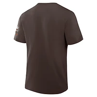 T-shirt classique fanatique marron Cleveland Browns pour homme