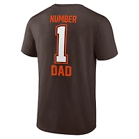 T-shirt marron pour la fête des pères Cleveland Browns Fanatics hommes