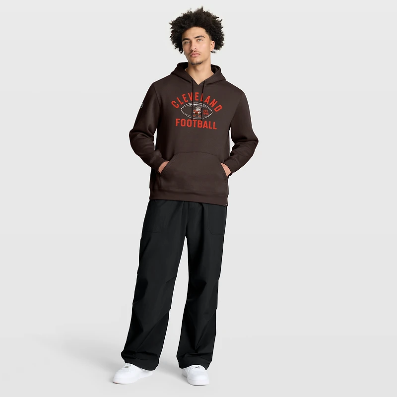 Men's Fanatics Brown Cleveland Browns Fumblerooski Legacy Pullover Hoodie