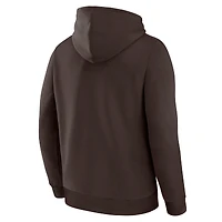 Men's Fanatics Brown Cleveland Browns Fumblerooski Legacy Pullover Hoodie