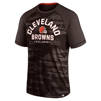 Men's Fanatics Brown Cleveland Browns Hail Mary Defender Raglan T-Shirt