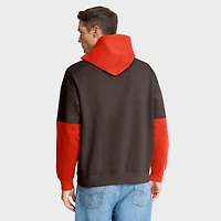 Sweat à capuche marron Fanatics pour homme avec casque des Cleveland Browns