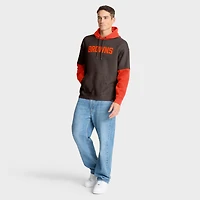 Men's Fanatics Brown Cleveland Browns Helmet Pullover Hoodie