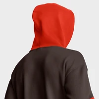 Sweat à capuche marron Fanatics pour homme avec casque des Cleveland Browns