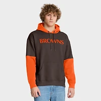 Sweat à capuche rétro pour homme Fanatics Brown avec casque des Cleveland Browns