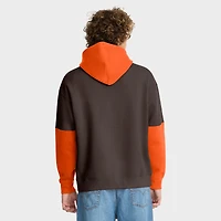 Men's Fanatics Brown Cleveland Browns Helmet Retro Pullover Hoodie