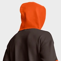 Sweat à capuche rétro pour homme Fanatics Brown avec casque des Cleveland Browns