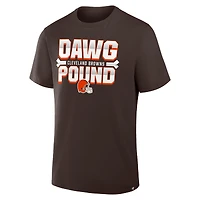 T-shirt Fanatics Brown pour homme, véritable favori de Cleveland Browns