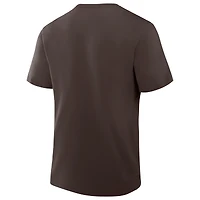 Men's Fanatics Brown Cleveland Browns Option Route Legacy T-Shirt