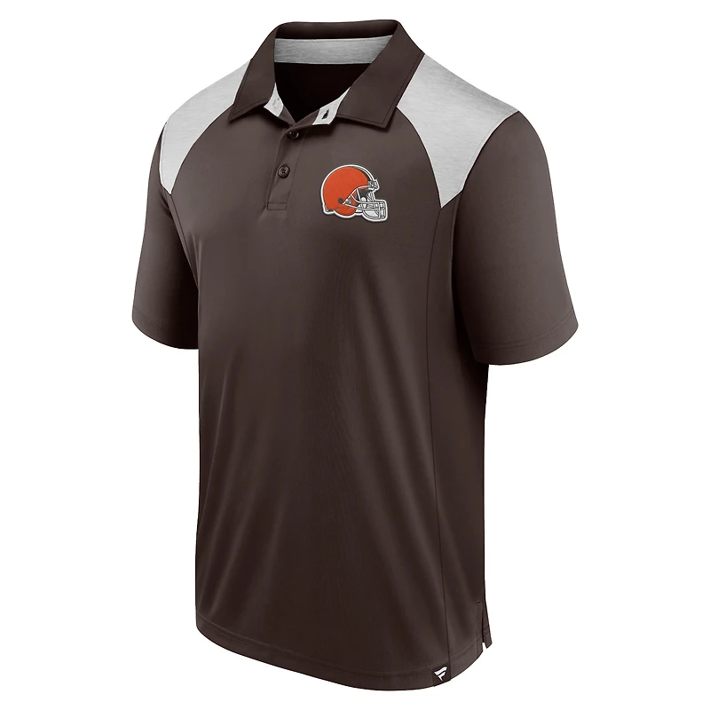 Polo primaire Fanatics marron des Cleveland Browns pour hommes