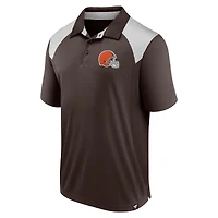 Polo primaire Fanatics marron des Cleveland Browns pour hommes