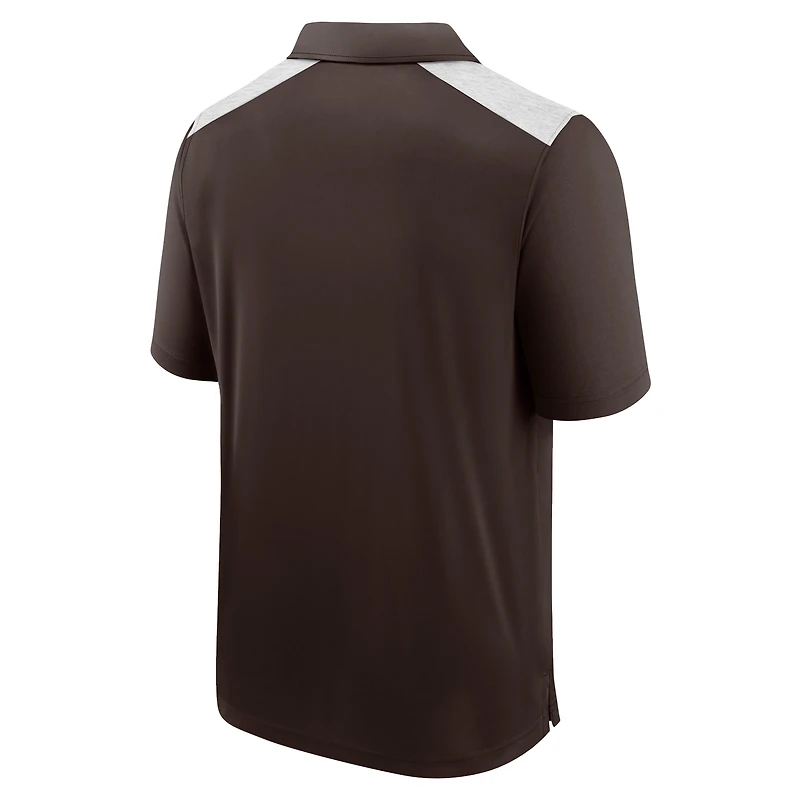 Men's Fanatics Brown Cleveland Browns Primary Polo