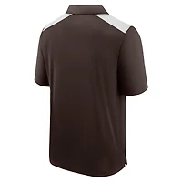 Men's Fanatics Brown Cleveland Browns Primary Polo