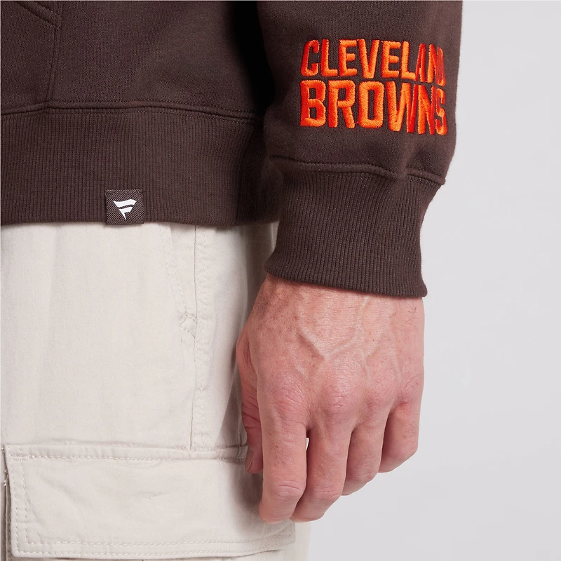 Men's Fanatics Brown Cleveland Browns Pylon Cam Legacy Pullover Hoodie