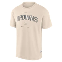 T-shirt Fanatics pour homme Cleveland Browns Elements Future Ground ton sur crème