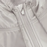 Sweat à capuche zippé en polaire carreaux Elements des Cleveland Browns pour homme Fanatics Grey