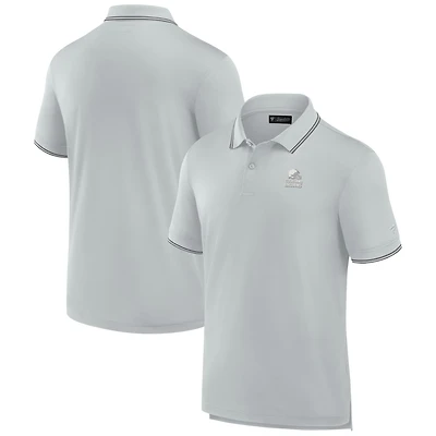 Men's Fanatics Gray Cleveland Browns Front Office Pique Polo
