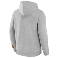 Sweat à capuche en polaire Legacy Cleveland Browns Heather Grey Fanatics pour homme