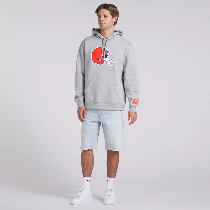 Sweat à capuche en polaire Legacy Cleveland Browns Heather Grey Fanatics pour homme