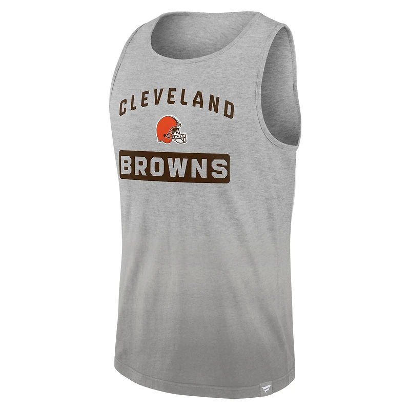 Fanatics pour hommes gris chiné Cleveland Browns Our Year - Débardeur