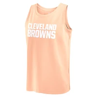 Débardeur Fanatics rose clair Cleveland Browns Elements pour hommes