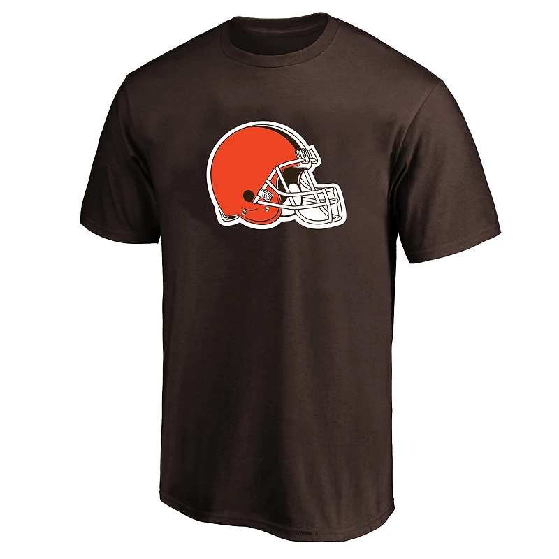 T-shirt homme Fanatics Shedeur Sanders Brown Cleveland Browns, grandes tailles, nom et numéro