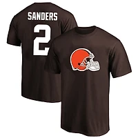 Men's Fanatics Shedeur Sanders Brown Cleveland Browns Big & Tall Name Number T-Shirt