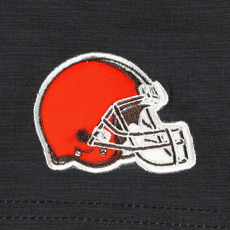 Short de bain Cleveland Browns Coastline Volley G-III Sports by Carl Banks pour homme, noir