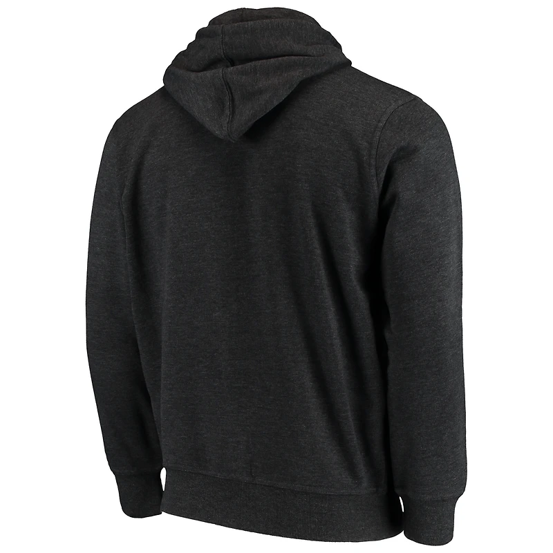 Sweat à capuche zippé G-III Sports by Carl Banks pour homme, couleur anthracite, logo principal des Cleveland Browns.
