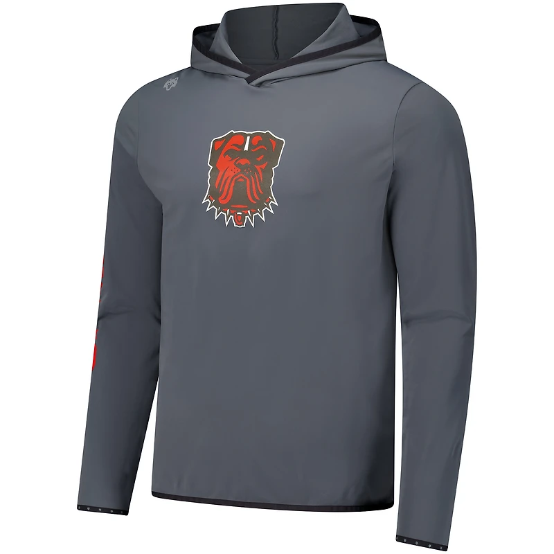 Men's Greyson Clothiers Charcoal Cleveland Browns Colorado Long Sleeve Hoodie T-Shirt
