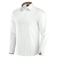 Men's J. Palmer White Cleveland Browns Man-In-Motion Long Sleeve Button-Up Dress Shirt