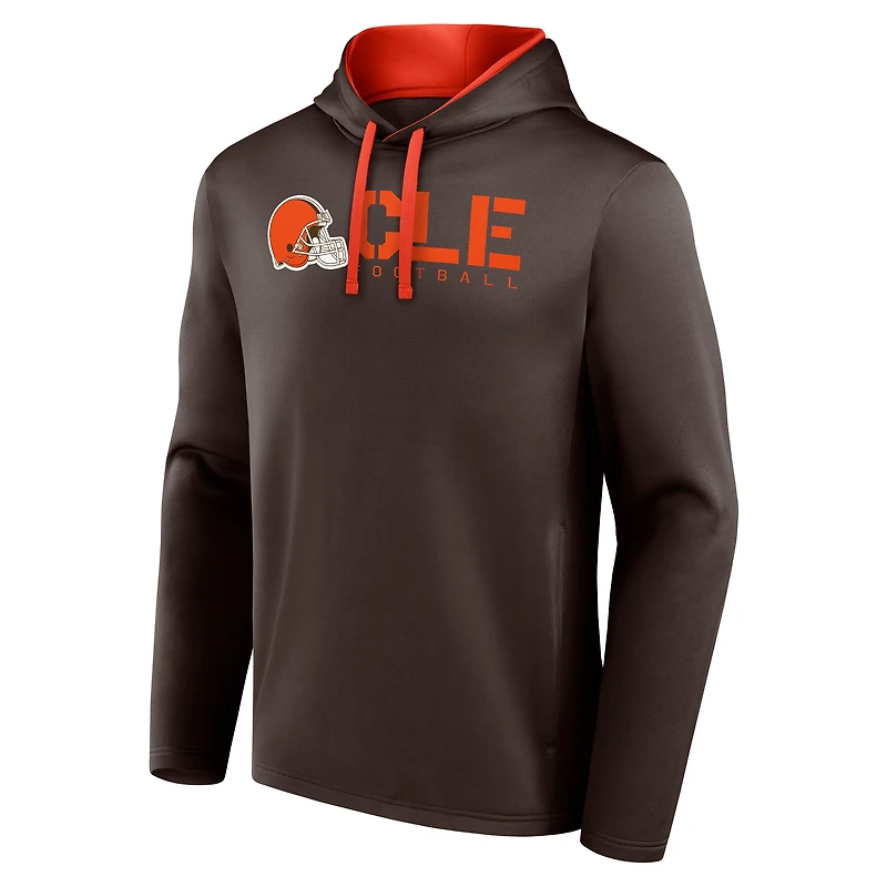 Sweat à capuche Athletic Brown pour homme avec logo des Cleveland Browns Head Start