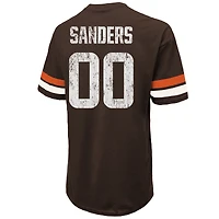 T-shirt surdimensionné Majestic Threads Shedeur Sanders Brown pour homme, édition 2025 de la NFL, Cleveland Browns