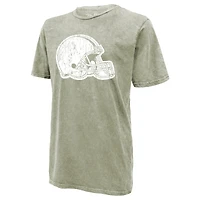 T-shirt Majestic Threads Shedeur Sanders vert mousse Cleveland Browns, délavage minéral, nom et numéro