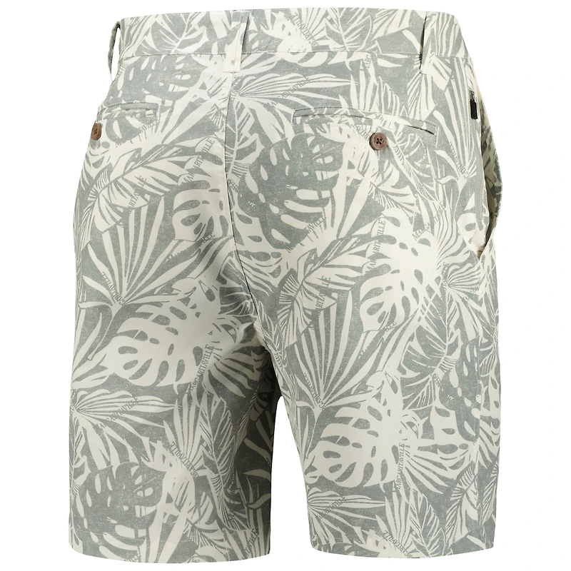 Short Amphib à imprimé Monstera lavé au sable des Cleveland Browns pour hommes Margaritaville gris