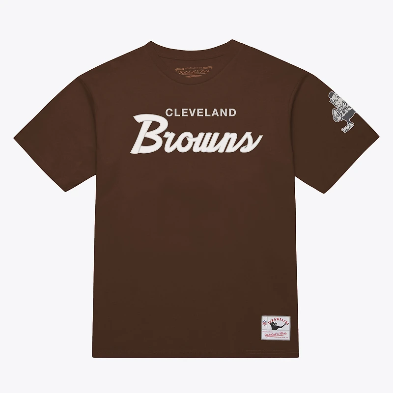 Men's Mitchell & Ness Brown Cleveland Browns Head Coach Classic T-Shirt