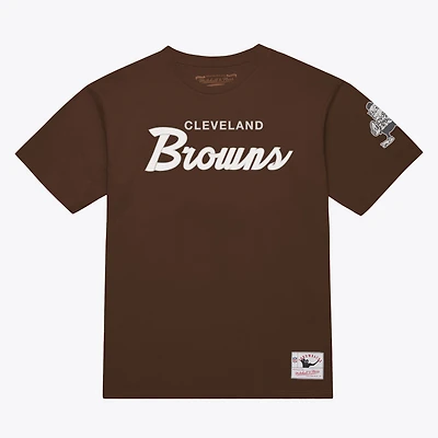 Men's Mitchell & Ness Brown Cleveland Browns Head Coach Classic T-Shirt