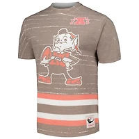 T-shirt Jumbotron 3.0 des Cleveland Browns de Mitchell & Ness pour homme, marron