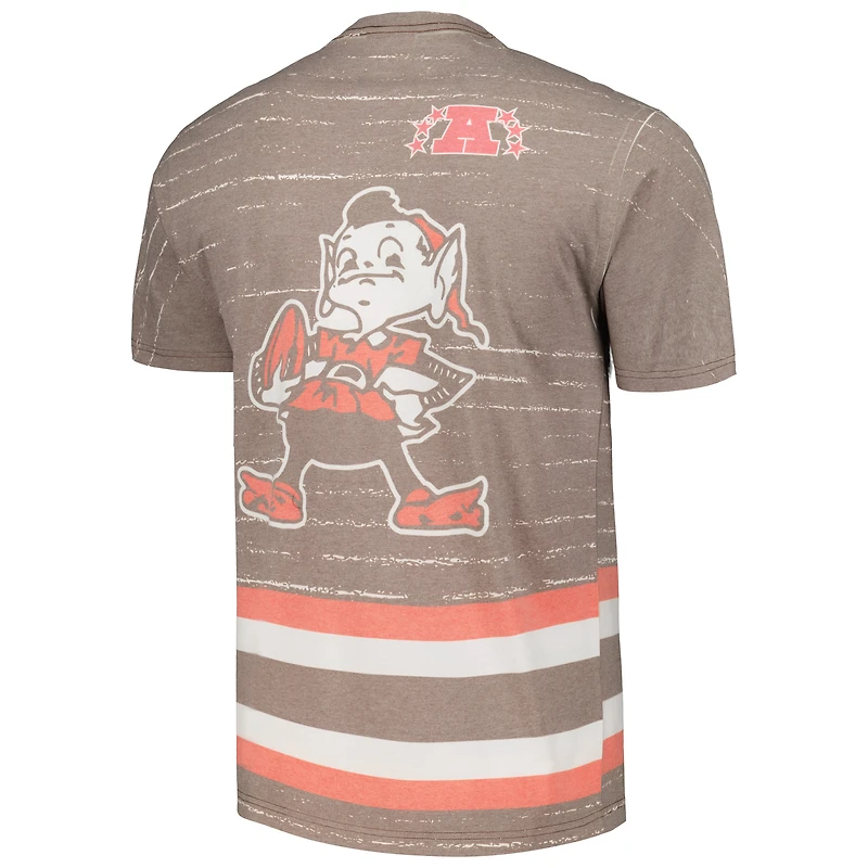T-shirt Jumbotron 3.0 des Cleveland Browns de Mitchell & Ness pour homme, marron