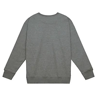 Men's Mitchell & Ness Heather Gray Cleveland Browns Basic Fleece Pullover Sweatshirt