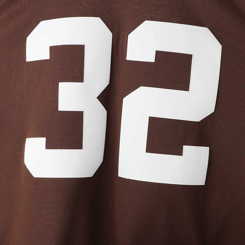 Maillot de joueur retraité authentique Mitchell & Ness Jim Brown Cleveland Browns 1964 pour hommes